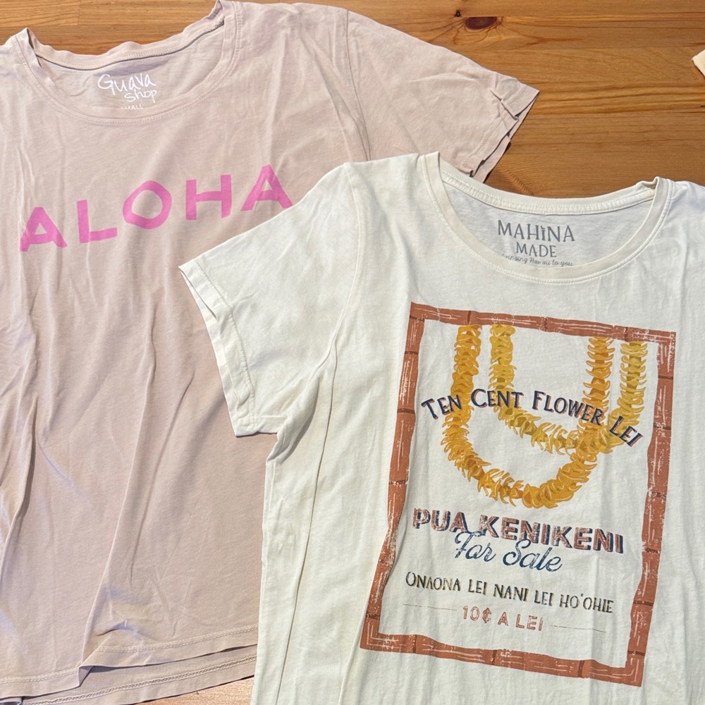 Mahina Made & Guava Shop Tee bundle